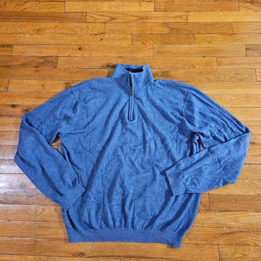 Vineyard Vines Blue Cashmere Pullover Sweater Large